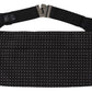 Elegant Silk Polka Dot Cummerbund