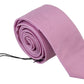 Pink Classic Men Necktie Accessory Silk Tie