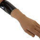 Elegant Beige Cashmere Winter Gloves