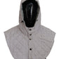 White Quilted Whole Head Wrap One Size Nylon Hat