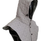 White Quilted Whole Head Wrap One Size Nylon Hat