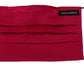 Red Cotton Pleated Elastic Ear Strap One Size Face Mask