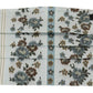 White Floral Cotton Pleated Elastic Ear Strap Face Mask