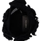 Black Wool Knit Winter Beanie Hat