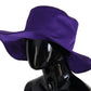 Elegant Purple Silk Top Hat