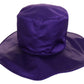 Elegant Purple Silk Top Hat