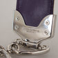 Multicolor Floral Appliques Metal Shoulder Strap