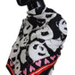 Elegant Panda Print Silk Scarf