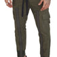 Elegant Green Cotton Blend Pants