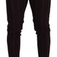 Elegant Brown Wool Blend Trousers