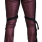 Elegant Magenta Cotton Trousers