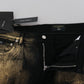 Elegant Black Gold Dust Jeans