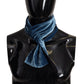 Elegant Silk Men's Scarf in Regal Blue