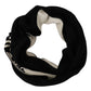 Black White Cotton DG Printed Cashmere Shawl Scarf