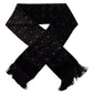 Luxurious Brown Silk-Blend Men's Scarf