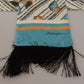 Multicolor Seashells DG Print Silk Shawl Fringe Scarf