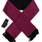 Elegant Magenta Silk Men's Scarf Wrap