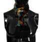 Elegant Multicolor Silk Blend Men's Scarf