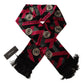 Elegant Multicolor Viscose Silk Men's Scarf