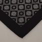 Elegant Geometric Silk Square Scarf