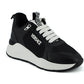 Elegant Monochrome Leather Sneakers