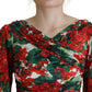 Enchanting Floral Print Sheath Dress