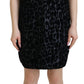 Elegant Leopard Pattern Mini Shift Dress