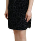 Elegant Leopard Pattern Mini Shift Dress