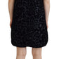 Elegant Leopard Pattern Mini Shift Dress