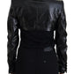 Elegant Cropped Black Designer Jacket