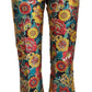 Elegant Multicolor Woven Pants