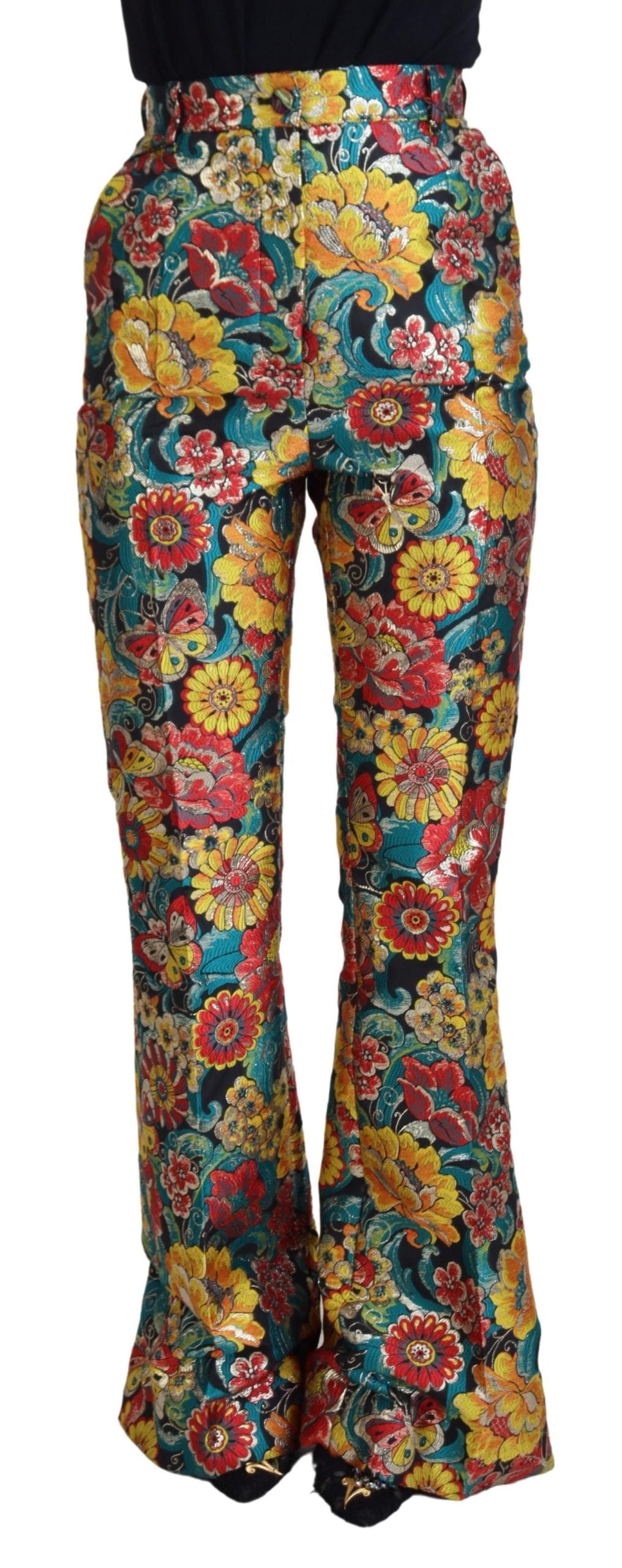 Elegant Multicolor Woven Pants