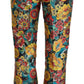 Elegant Multicolor Woven Pants