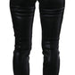 Elegant Black Denim Pants - Tailored Fit