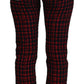 Elevated Elegance Checkered Back Denim Pants