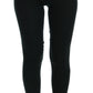 Elegant Cashmere Jegging Pants in Lush Green