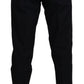 Elegant Black Cotton Trousers