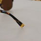Brown Gold Acetate Havana DG430A Sunglasses