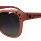 Pink Acetate Frame Stars Embellishment DG4124 Sunglasses