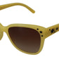 Yellow Acetate Frame Stars Embellishment DG4124 Sunglasses