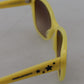 Yellow Acetate Frame Stars Embellishment DG4124 Sunglasses
