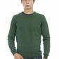 Green Cotton Men Sweater