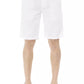 White Cotton Men's Bermuda Shorts