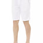 White Cotton Men's Bermuda Shorts