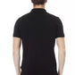 Black Cotton Men Polo