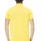 Yellow Cotton Men Polo-Shirt