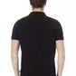 Black Cotton Men Polo