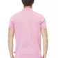 Pink Cotton Men Polo