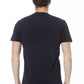 Blue Cotton Men T-Shirt