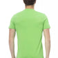 Green Cotton Men T-Shirt